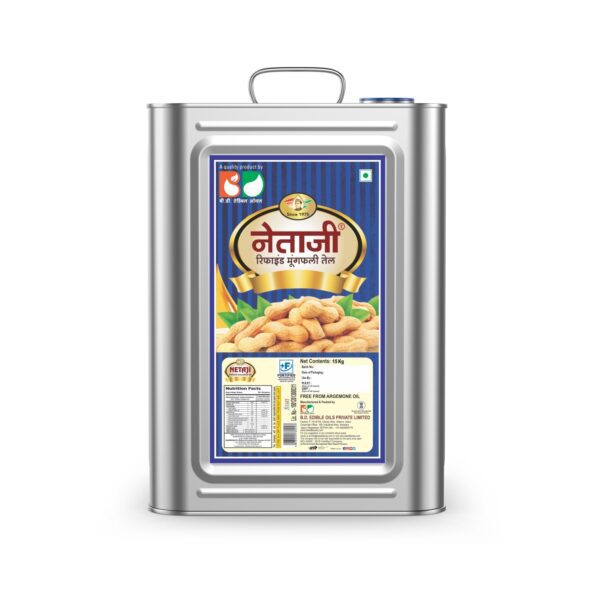 BD Edible Oils Groundnut Oil 15 Liter Tin Product Image 4