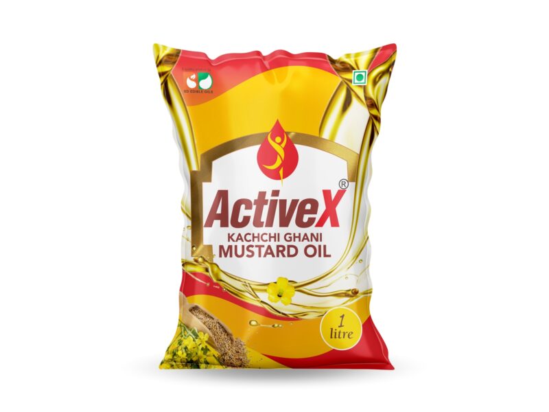 BD Edible Oils Kachchi Ghani Mustard Oil 1 Liter Pouch Product Image 1