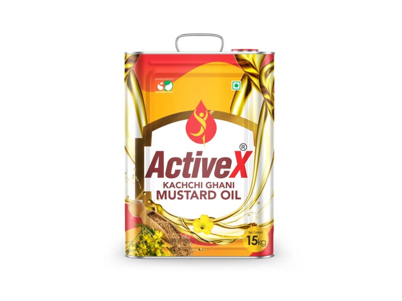 BD Edible Oils Kachchi Ghani Mustard Oil 15 KG Tin Product Image 1