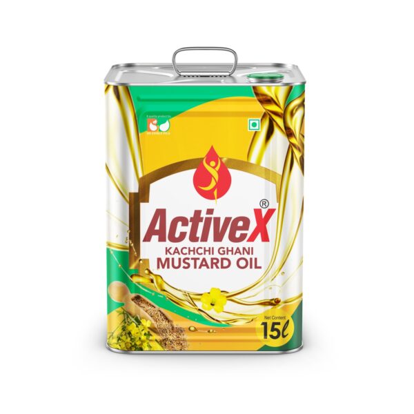 BD Edible Oils Kachchi Ghani Mustard Oil 15 Liter Tin Product Image 11
