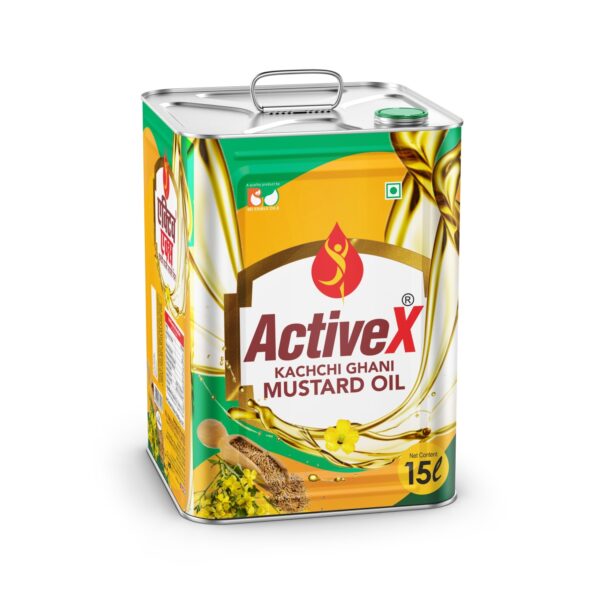 BD Edible Oils Kachchi Ghani Mustard Oil 15 Liter Tin Product Image 8
