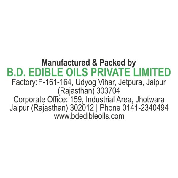 BD Edible Oils Soybean Oil 15 KG Tin Product Image 4