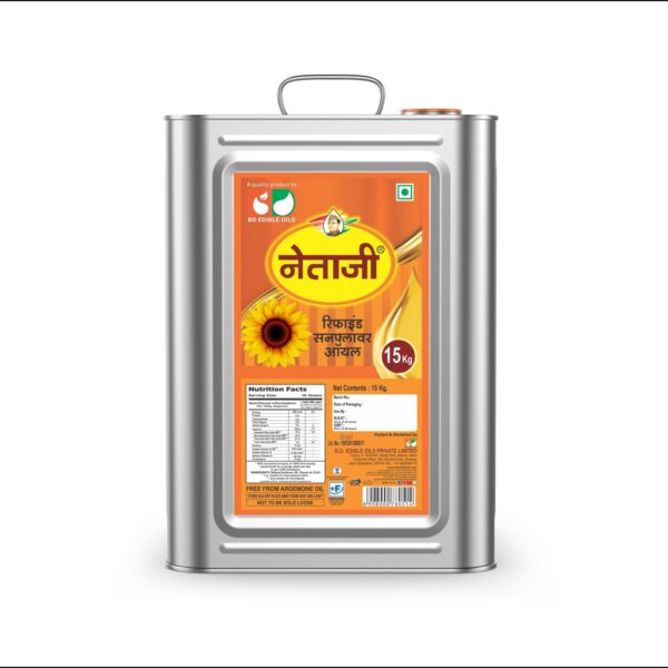 BD Edible Oils Sunflower Oil 12 KG Tin Product Image 3