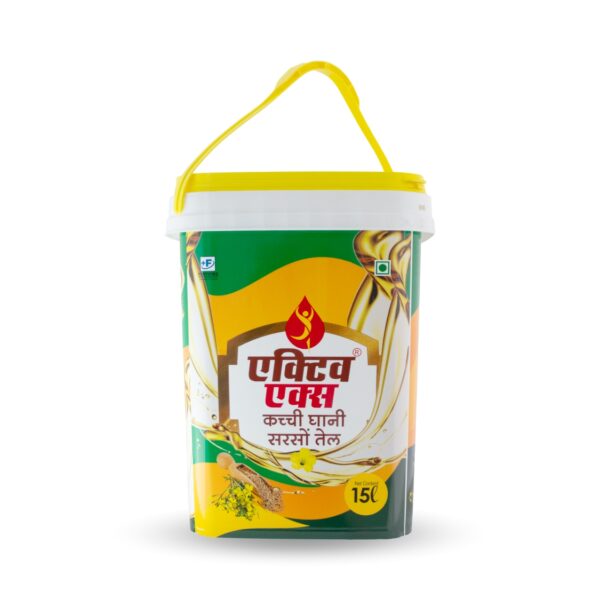 BD Edible Oils Kachchi Ghani Mustard Oil 15 Liter Jar Product Image (3)