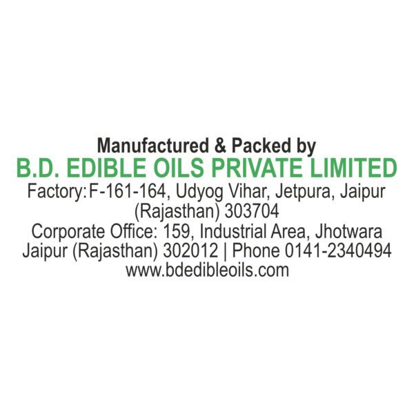 BD Edible Oils Soybean Oil 15 Liter Jar Product Image (6)